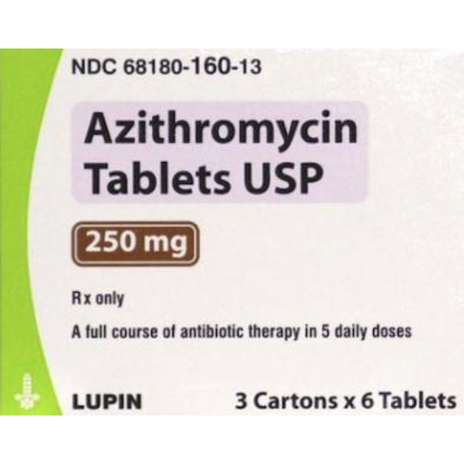 Azithromycin 250Mg Tab Uou 3X6tabs