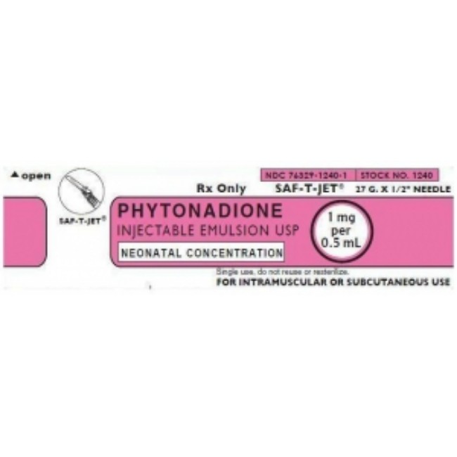 Phytonadione 1Mg 0 5Ml Pfs 10X0 5Ml