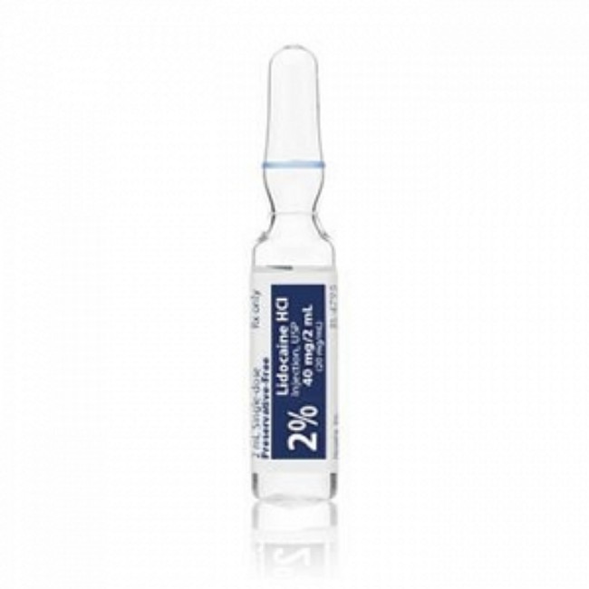 2  Lidocaine Hydrochloride Preservative Free Injection   25 X 2 Ml Ampoule