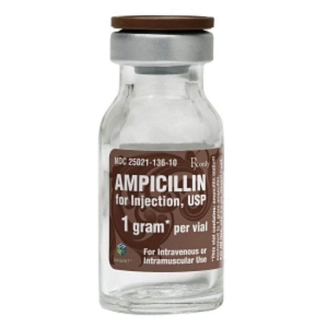Ampicillin 1Gm Vl 10 Bx