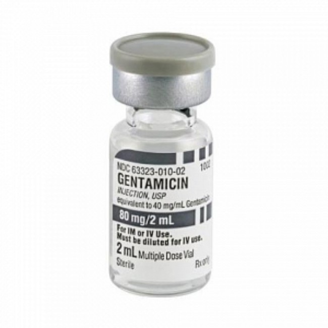 Gentamicin 40Mg Ml Mdv 25X2ml