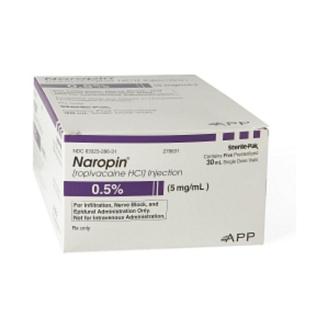 Naropin 0 5  Sdv Sterile Pak 5 X 30Ml