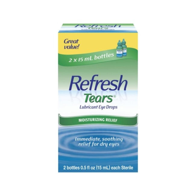 Eye Drops  Refresh Tears 0 5  Lubricant Eye Drops   2 X 15 Ml