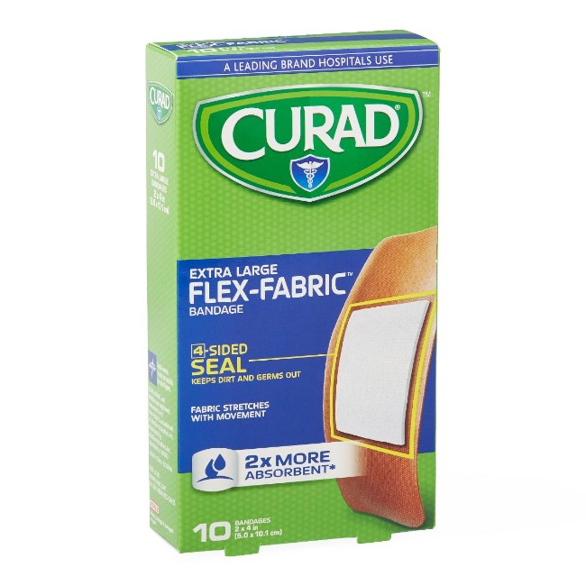 Xl Fabric   Curad   10Ct   2X4   24Bx Cs