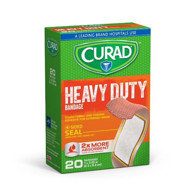 Bandage  Heavy Duty  Curad  1X3 25  20Ct