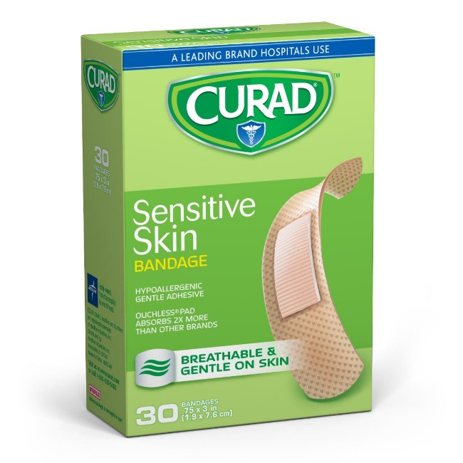 Bandage  Sensitive Skin  3 4X3  30 Bx
