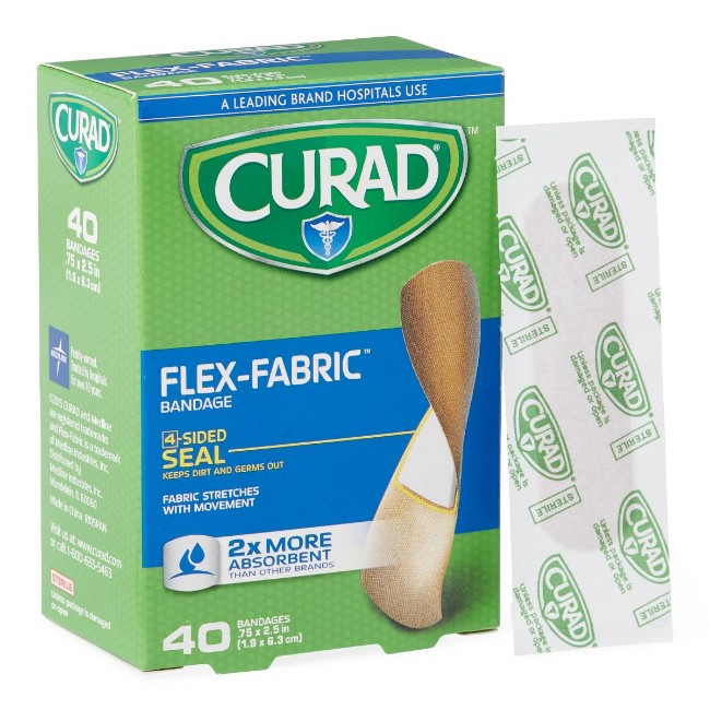 Bandage  Flexfabric  Curad  3 4X2 5  40 Bx