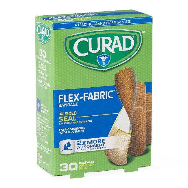 Bandage  Fabric  Curad  30Ct  Assrtd