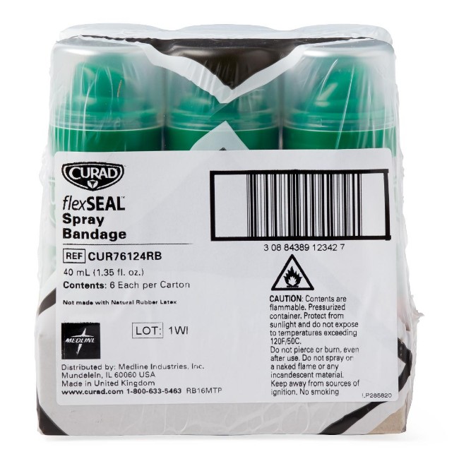 Bandage  Spray  Flex Seal  Curad  40Ml