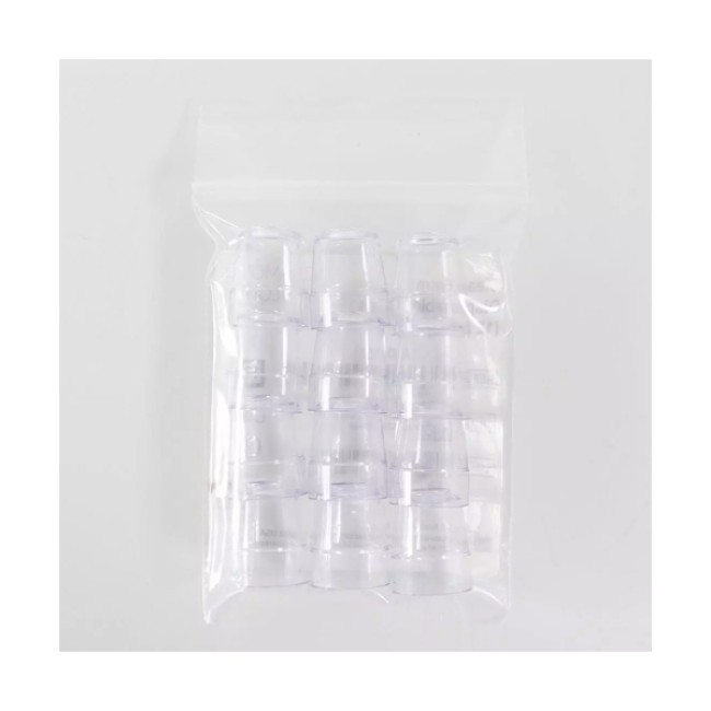 Clear 6Mm Disposable Caps