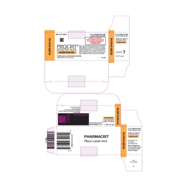 Procrit 40000U Ml 1Ml Sdv    4 Pac