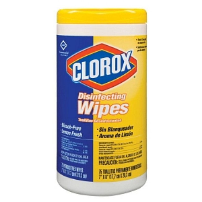 Wipe  Disinfecting   Clorox   Lemon   6X75ct