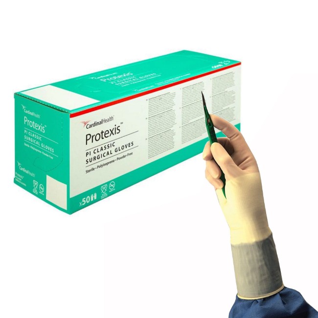 Gloves  Protexis Pi Classic Synthetic Polyisoprene Surgical Gloves   Powder Free   Size 8 5