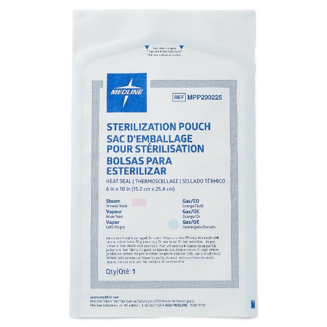 Pouches  Steam And Gas Heat Seal Sterilization Pouch   6  X 10 