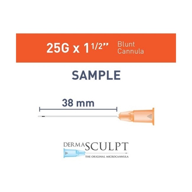 Dermasculpt Microcannula 25G X 1 5   38Mm 