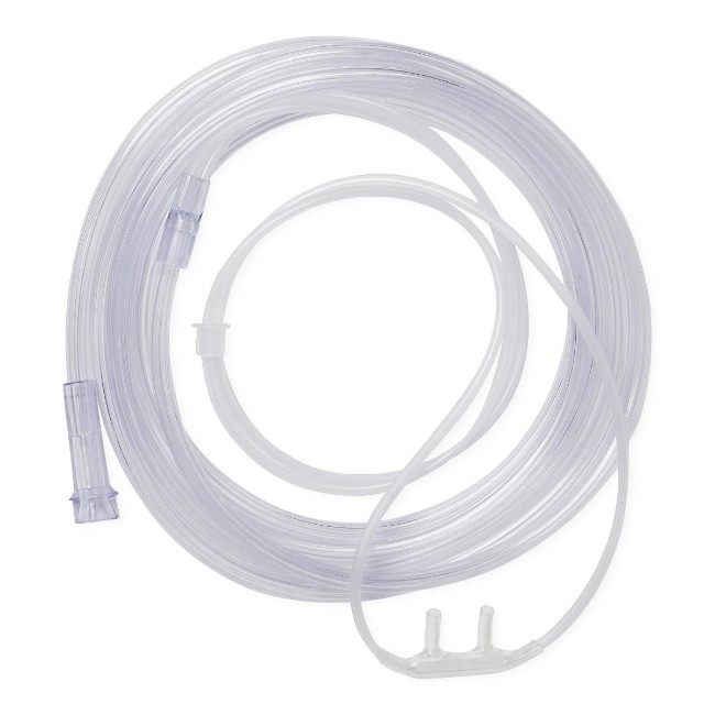 Cannula   Oxygen  Adult Soft Touch Nasal Cannula With 4  Tubing And Standard Connectors