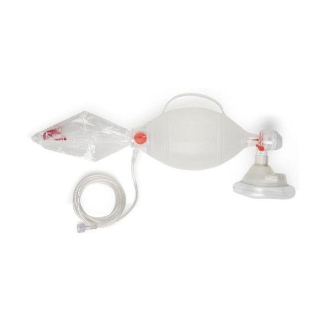 Resuscitation  Spur Ii Adult Resuscitator Bag   Tube   Reservoir   Medium Mask   Port