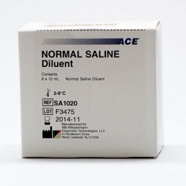 Diluent  Normal Saline  6 X 12Ml