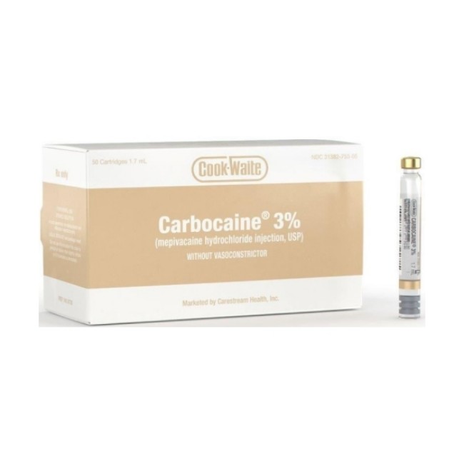 Carbocaine Plain Cartridge 3  1 8Ml