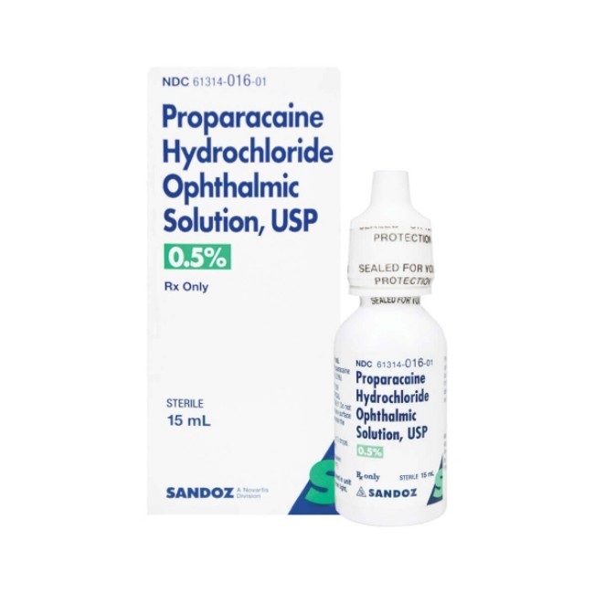 Proparacaine 0 5  15mL o s