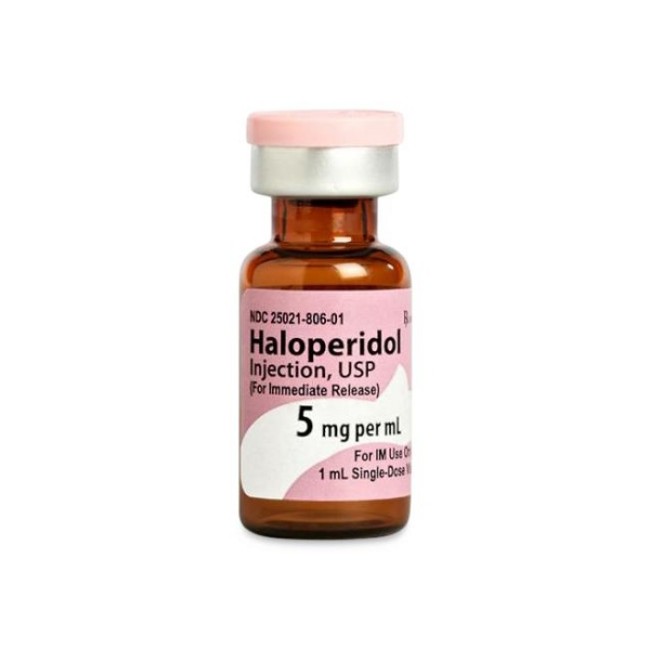 Injections  Haloperidol Lactate Injection  Single Dose Vial  5 mg mL  10 x 1 mL