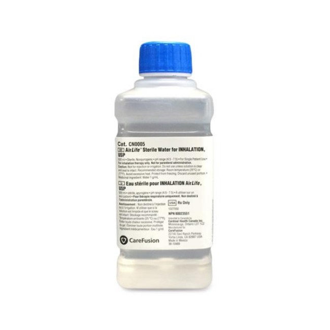WATER  STERILE FOR INHALATION  USP  500M