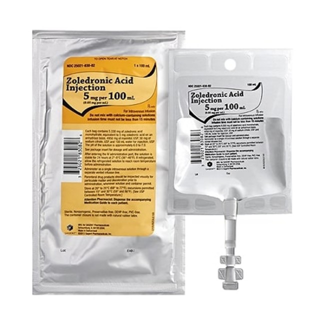 Zoledronic 5Mg Bag 1X100ml