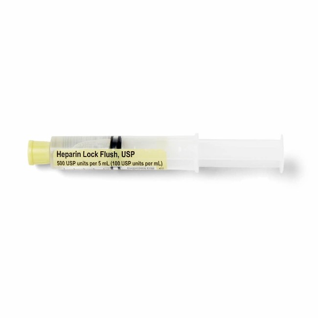 Syringe  100U Ml Heparin 5Ml In 10Ml