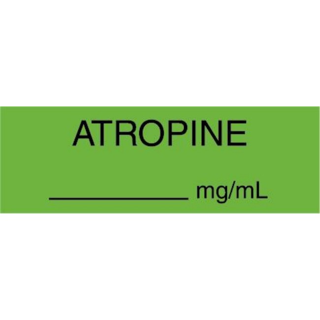 Label  Atropine Mg Ml  333 Rl