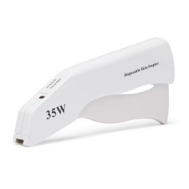 Disposable Skin Stapler With Counter   Sterile   35 Wide Staples