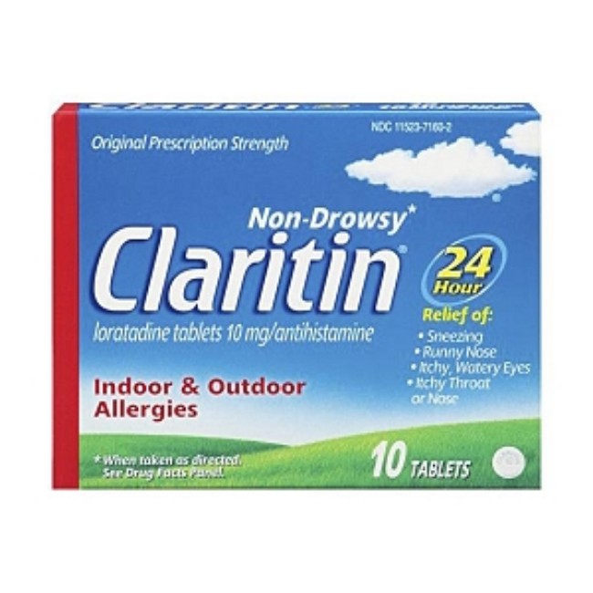 Otc Medications  Claritin Allergy Tablet   Nondrowsy   10 Mg   10 Tablets Box