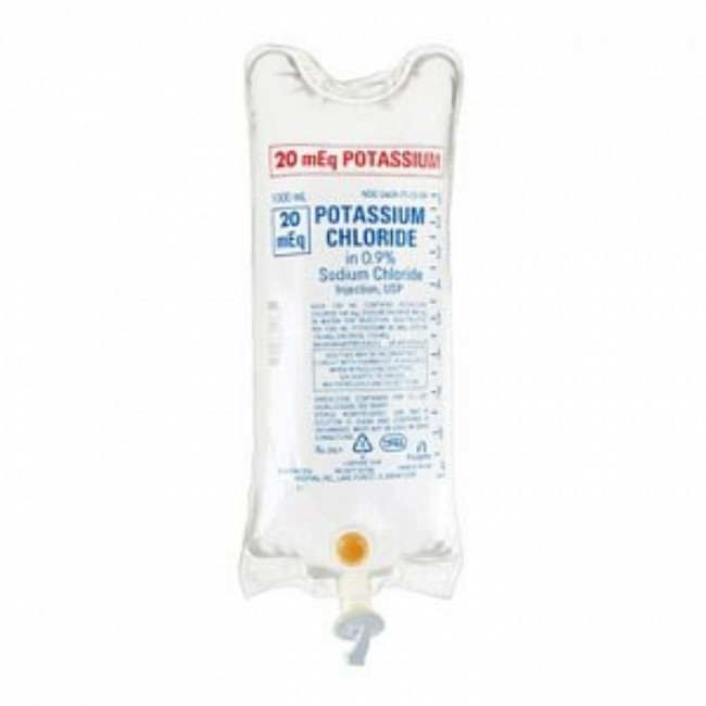 Solution  Kcl 20Meq   9 Nacl Inject  1000Ml