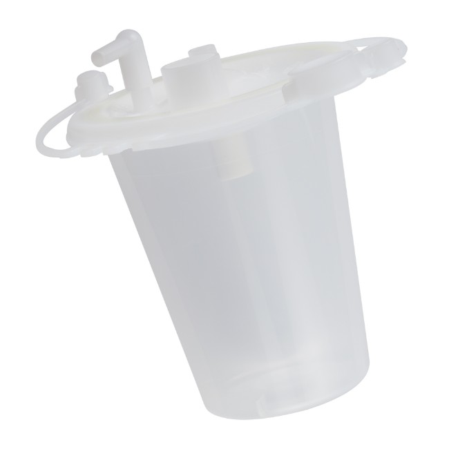 Safeliner Suction Canister With Lid And Elbow   1000 Cc