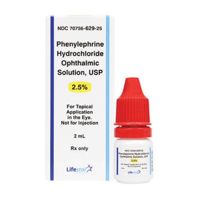 Phenylephrine  Phenylephrine Hcl Ophthalmic Solution   2 5   2 Ml