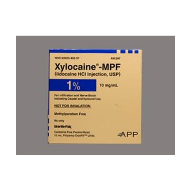 Xylocaine 1  Polyamp 10Ml