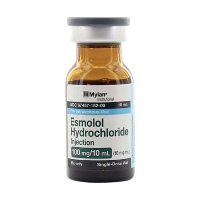 Injections  Esmolol Hcl Injection   10Mg Ml   Single Dose Vial   10 X 10Ml