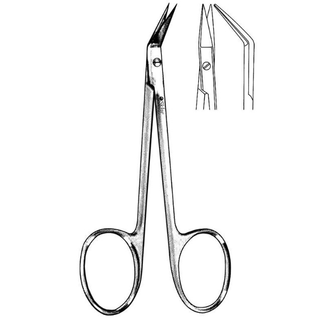 Scissors  Nasal Converse Scissors   Angled   4 1 4 