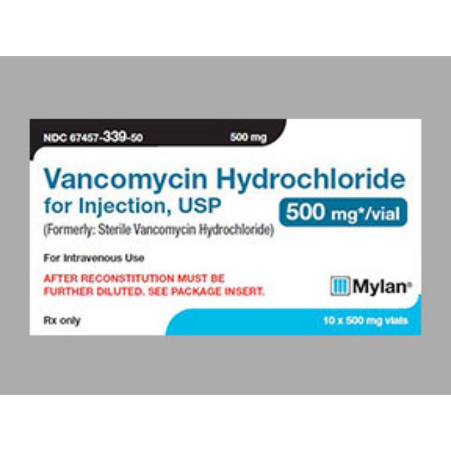 Vancomycin Sdv 500Mg 10Ml