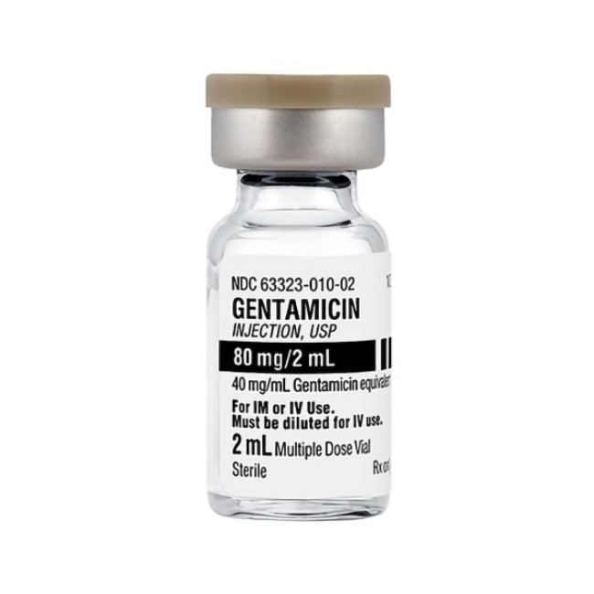 Injections  Gentamicin 40 Mg Ml Multi Dose Vial   25 X 2 Ml