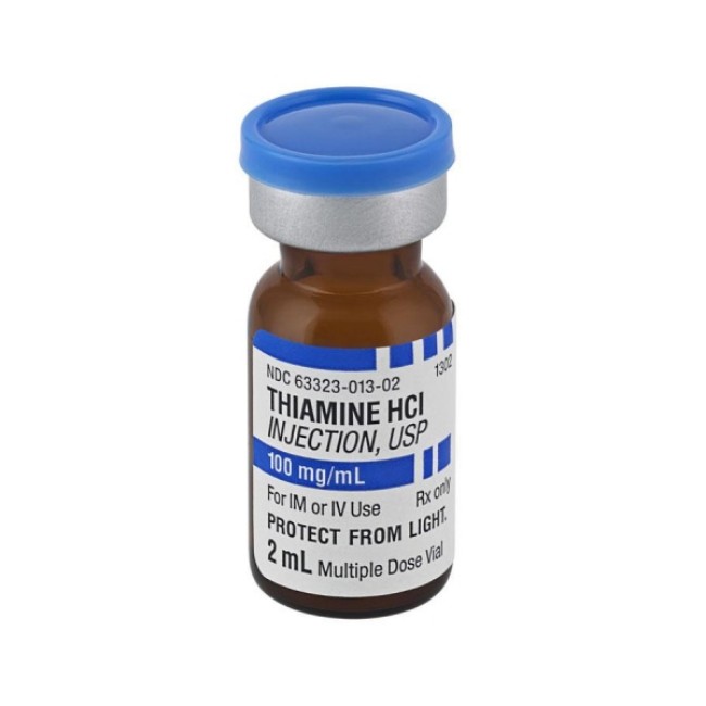 Injections  Thiamine Injection   Multidose Vial   100 Mg Ml   25 X 2 Ml