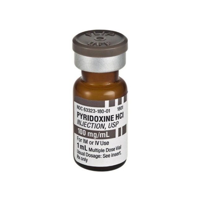 Pharmaceuticals  Pyridoxine 100 Mg Ml Vial 25 X 1 Ml