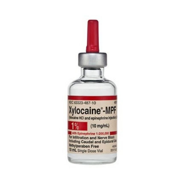 Anesthetics   Xylocaine Mpf1  Epi 1 200Ksingle Dose Vial  25 X 10Ml