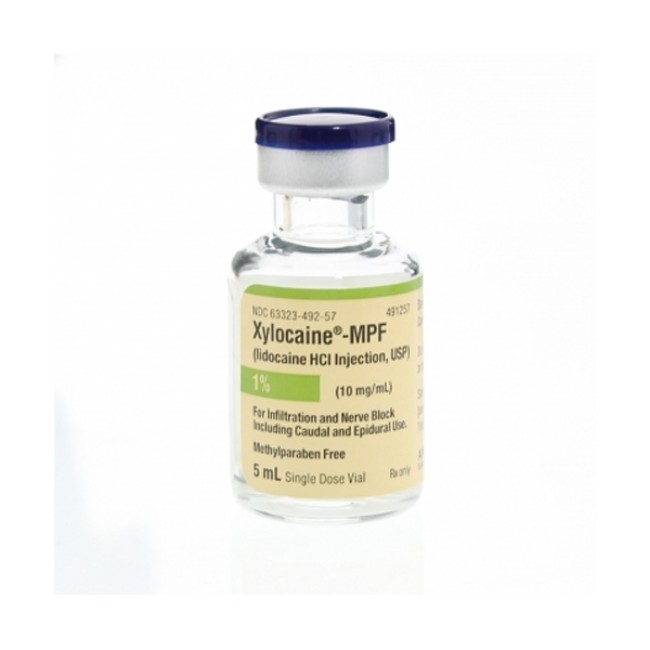 Injections  Xylocaine Mpf 1  Single Dose Vial   25 X 5 Ml