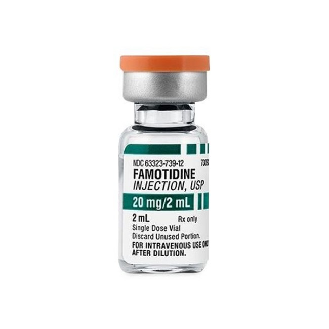 Injections  Famotidine Injection   Single Dose Vial   10 Mg Ml   25 X 2 Ml