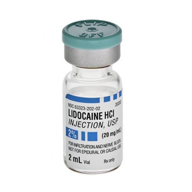 Lidocaine 2  2Ml Vl Sdv 25 Bx