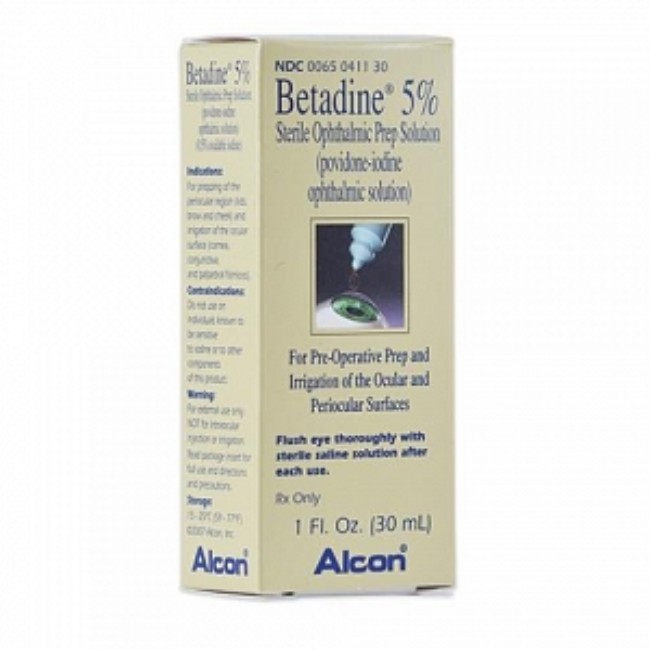 Betadine 5   Prep Solution   30Ml