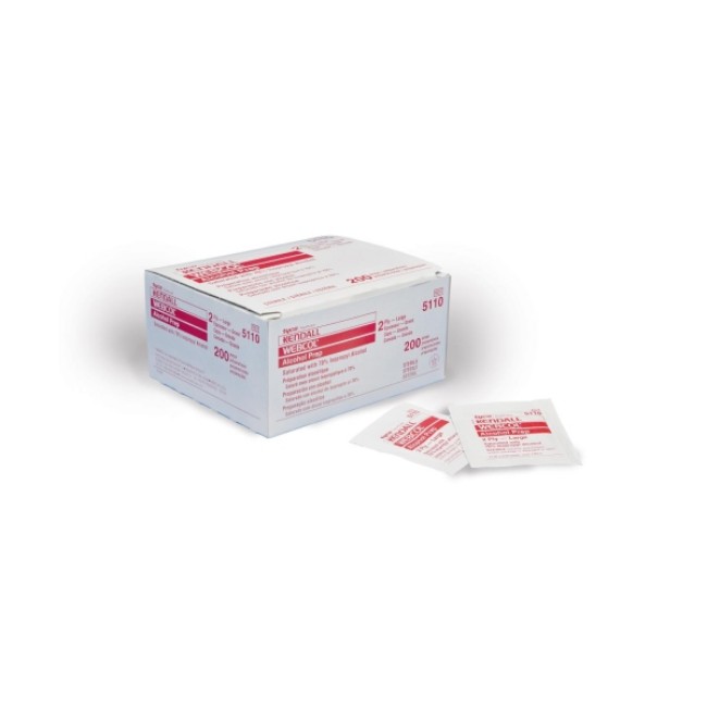 Skin Prep Pads  Webcol Alcohol Preps  2 Ply  Size L