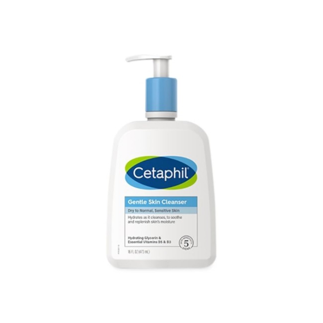 Facial Cleansers  Gentle Skin Cleanser   Cetaphil   Pump   16 Oz 