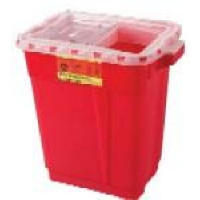 Container  Sharps  19 Gal  Red  Clear To