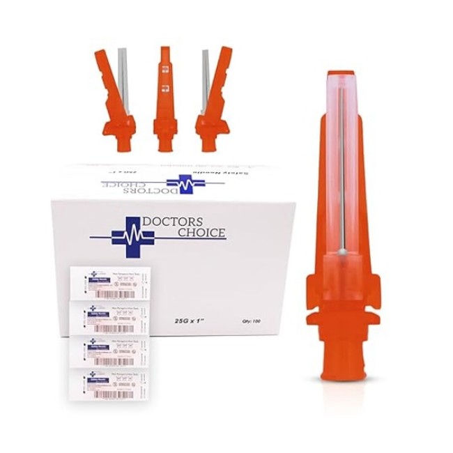 Combo Safety Needle   Luer Lock Syringe   Low Dead Space   25Gx1